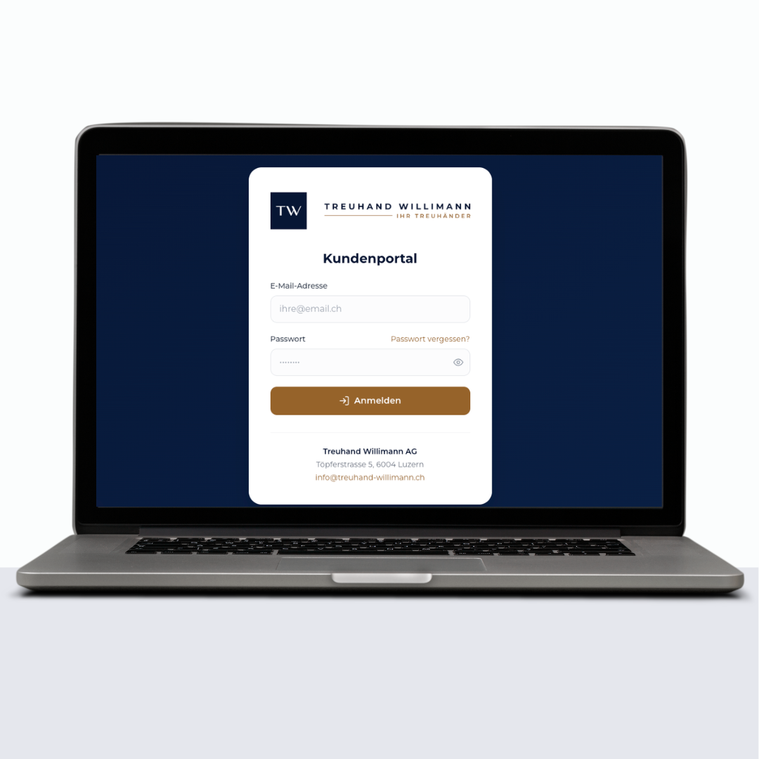 Kundenportal für Treuhänder